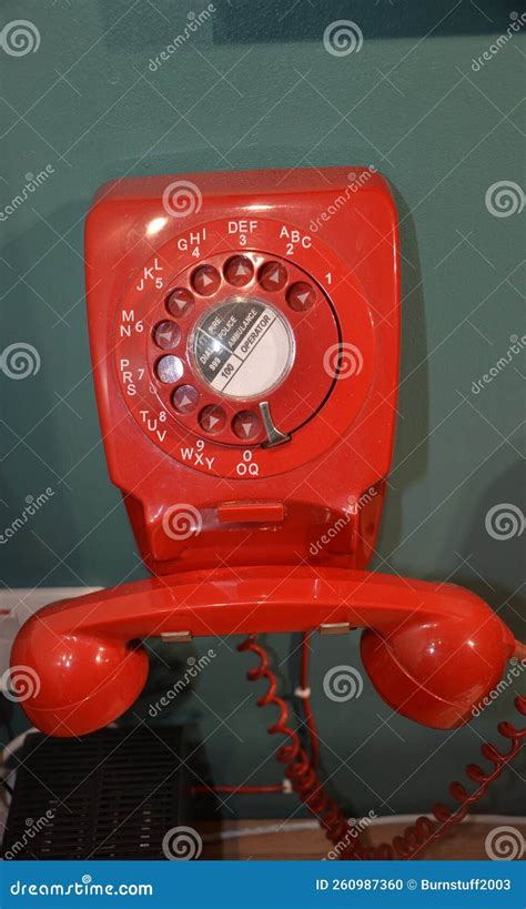 Vintage Telephone Communication, 746 Rotary Dial Corded Telephone Stock ...