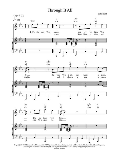 From The Inside Out Sheet Music PDF (Hillsong Worship) PraiseCharts | ubicaciondepersonas.cdmx ...