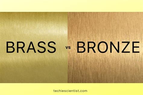 Brass vs Bronze — Detailed Comparison - Techiescientist