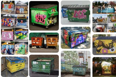 Dumpster Art Projects: Transforming Trash into Creative Treasure