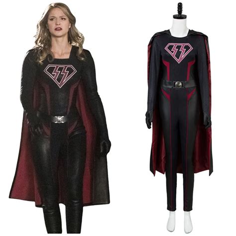 Supergirl Overgirl Kara Zor El Danvers Cosplay Costume Full Set Uniform ...