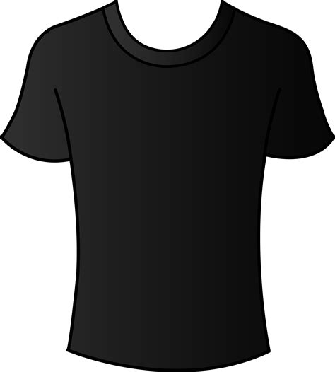 Black T Shirt Outline - ClipArt Best