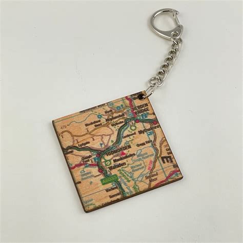 Todmorden Map Square Keyring - 003 - Water Street Gallery