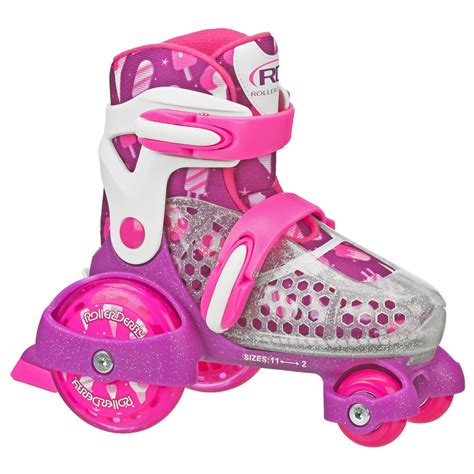 Roller Derby EZ-Roll Girls Beginner Roller Skates (11J-2) - Walmart.com - Walmart.com