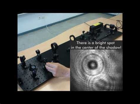 Fresnel Diffraction Experiment 2 : "Arago Spot" - YouTube