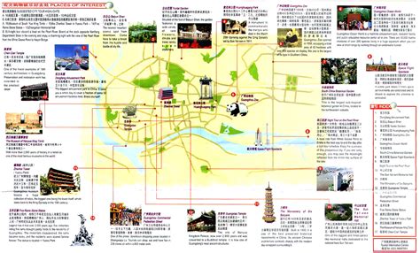 Map of Guangzhou Attractions, Guangzhou Tourist Map - Easy Tour China