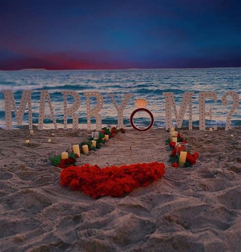 beach marriage proposal ideas - Merrill Reis