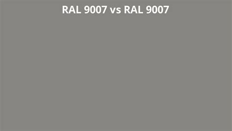 RAL 9007 vs 9007 | RAL colour chart UK