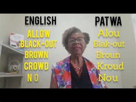 Learn to read and write Jamaican Creole (Video No. 6) - YouTube