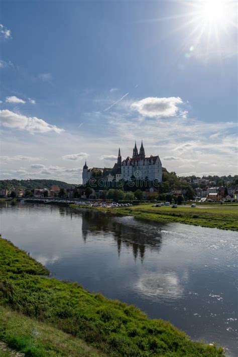 Castle and Cathedral in the German City of Meissen on the Elbe River ...