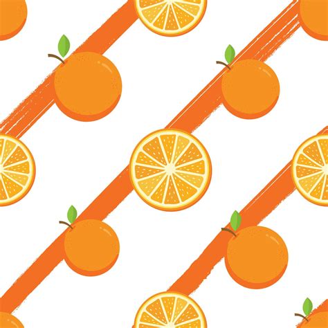 Vector orange seamless pattern 6789138 Vector Art at Vecteezy