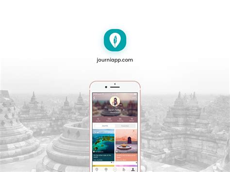 journi App - a beautiful travel journal on Behance