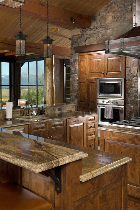 50+ Popular Brown Granite Kitchen Countertops Design Ideas