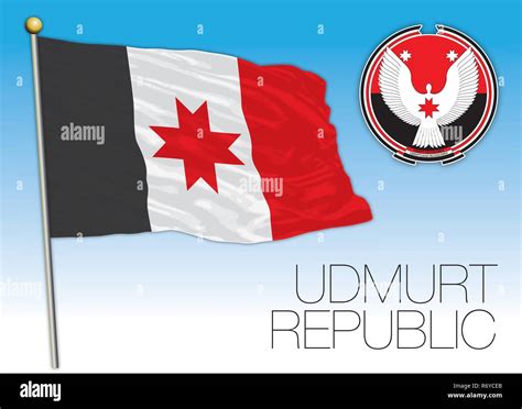 Udmurt republic flag hi-res stock photography and images - Alamy