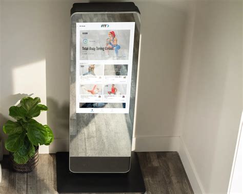 This home gym comes with a smart fitness mirror designed to help you ...