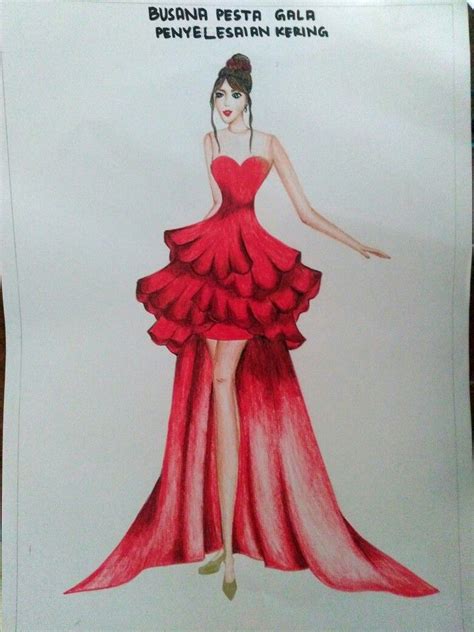 Gambar Desain Baju Pesta Gala | Kerabatdesain