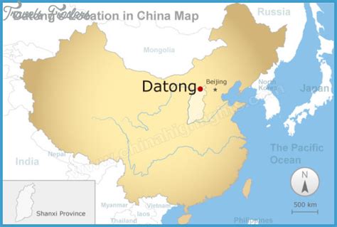 Datong Map - TravelsFinders.Com