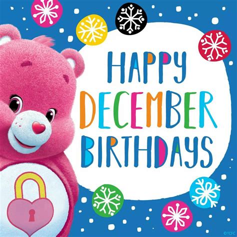 Care Bears 💖 Happy December birthdays | Glücksbärchis, Bär, Glück