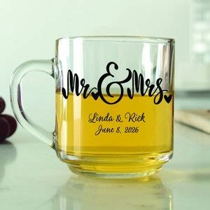 24 Pcs Personalized Coffee Mug Mr. and Mrs. Unique Personalized Coffee ...