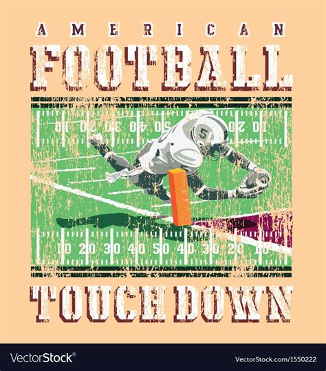 Touchdown football rules vector image on VectorStock | American football rules, Football rules ...