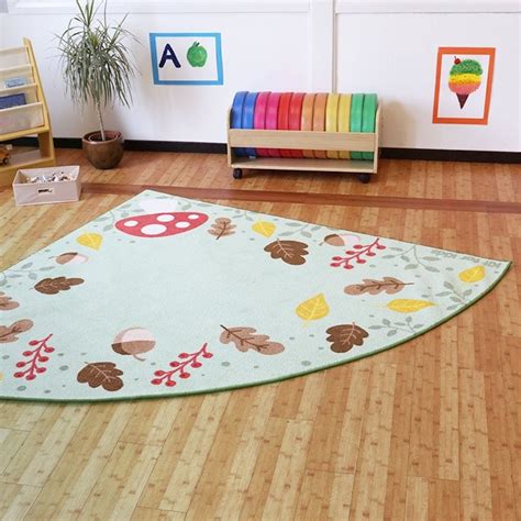 Forest Friends Corner Placement Carpet,Classroom carpet,classroom rugs ...