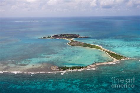 Fort Jefferson Aerial View Dry Tortugas National Park Photograph by Jason O Watson - Pixels