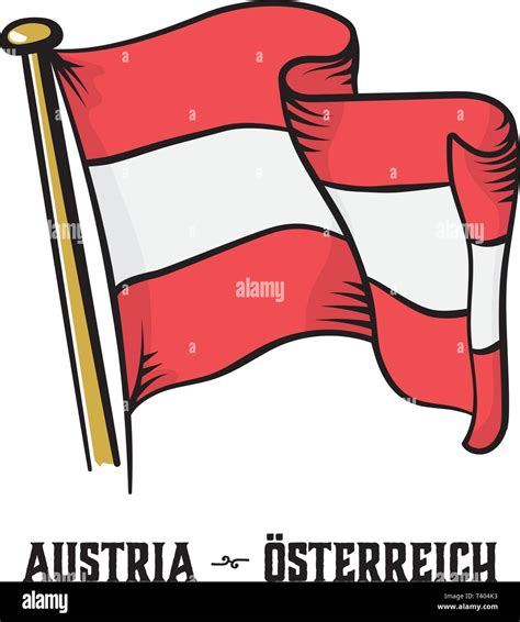 Vintage engraving style Austria flag vector illustration Stock Vector Image & Art - Alamy