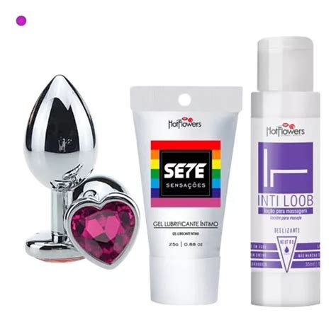 Plug Anal Pequeno Lubrificante Inti Loob Gel Sete Sensações | MercadoLivre