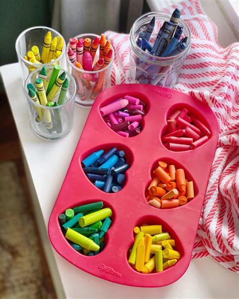 DIY Recycled Heart Crayons. - DomestikatedLife