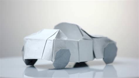 White Origami Car Model Automobile Figurine Stock Footage SBV-323044418 - Storyblocks