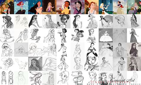 Disney Princesses - Concept Art - Disney Princess Photo (20632306) - Fanpop