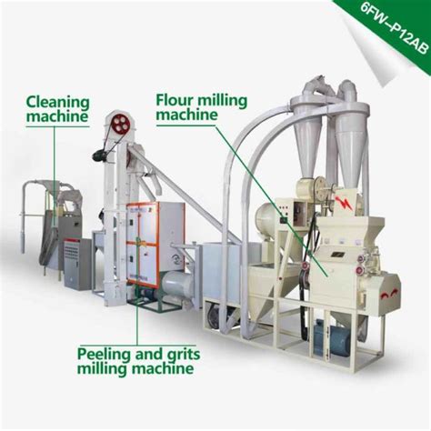 flour mill plant-less space needed complete automatic