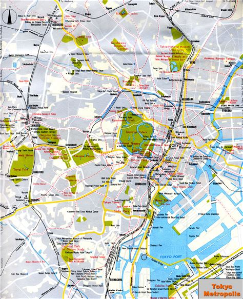 Printable Map Of Tokyo