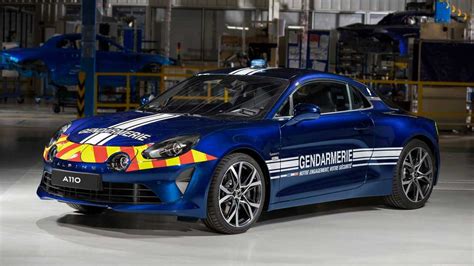 Alpine A110 Police Cars Is The New Face Of French Law Enforcement - Pedfire