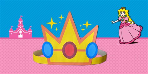 Print & Play: Princess Peach Crown - Sparkle with this Tiara - Play ...