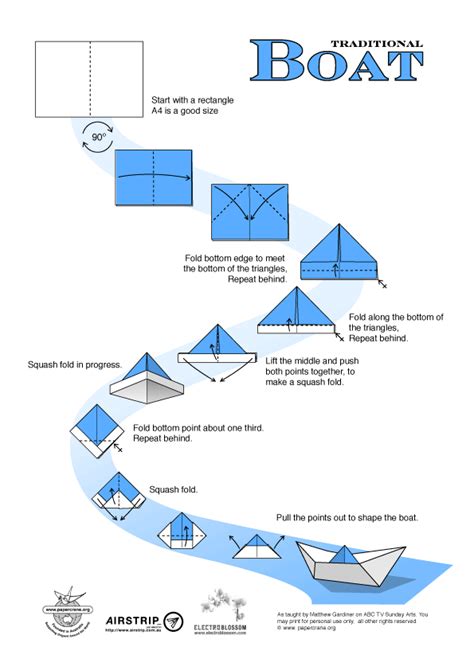 Paper Boats | Origami boat, Paper boat, Origami boat instructions