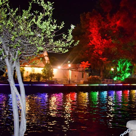 View Of Malacca River At Night, A Popular Nightlife Spot With Bars And Music Which Is ...