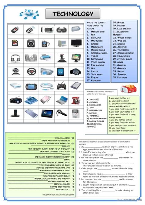 632 Technology English ESL worksheets pdf & doc