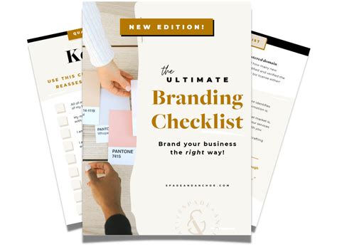 ultimate branding checklist — Spade & Anchor Creative