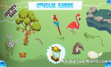 Crystal Sands Journey Book Cheats - Animal Jam - Animal Jam World