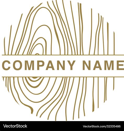 Wood logo Royalty Free Vector Image - VectorStock