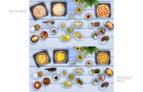 Food Texture Overhaul by yakfarm at Mod The Sims » Sims 4 Updates