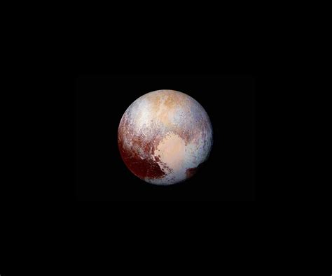 Pluto in False Color Wallpaper | Space