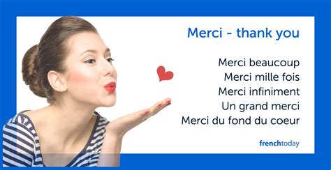 30 Methods to Say Thank You in French & Audio Pronunciation - Learning ...