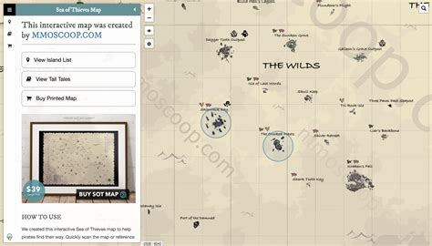 Sea of Thieves Map - Best Interactive SOT Map & Island Locations