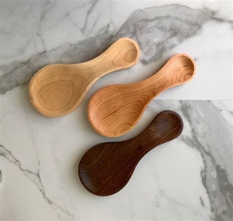 Spoon Rest Contoured Modern Wood, Made in Maine | Wooden spoons, Spoon ...