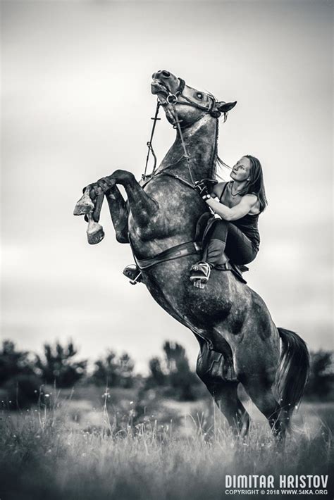 Girl and Rearing Up Horse - 54ka [photo blog]