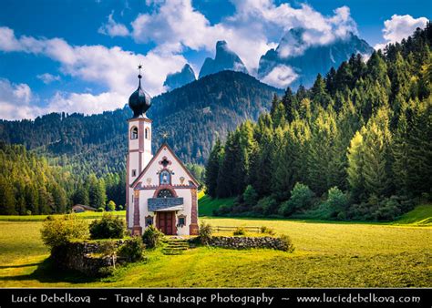 Italy - Alps - Dolomites - Villnöß - Iconic Church of St. John the Baptist - a photo on Flickriver