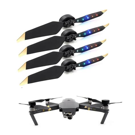 STARTRC DJI Mavic Pro Accessoies 8331 Low Noise Props Folded LED Light Flash Quick Release ...