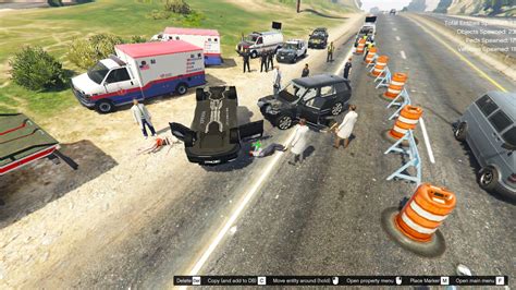 car crash scene in highway [map editor] [xml.] - GTA5-Mods.com